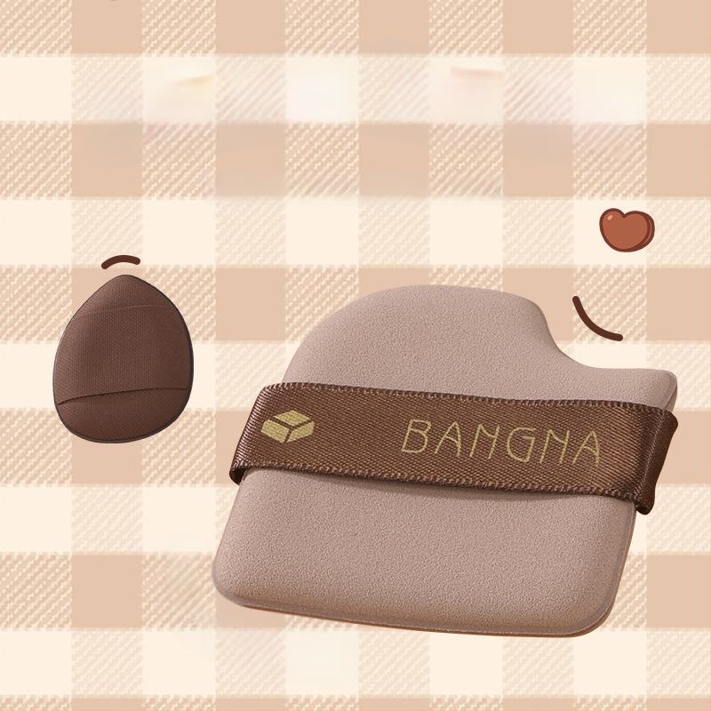 Bonna Šokoladiniai pudros pūdeliai rinkinys - Sausas pudros pūdelis, hidrofilinis poliuretanas, 6 vienetai, trikampio ir nelygios formos