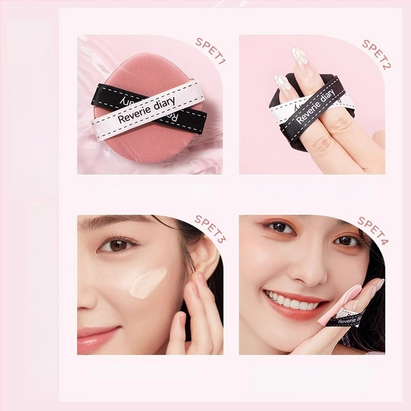 Shengwang dviejų funkcijų pudrinio kempinėlė (sausa/mokra) iš natūralios kempinės – lašinio formos ir netolygus kontūras, pakuotė 135 vnt