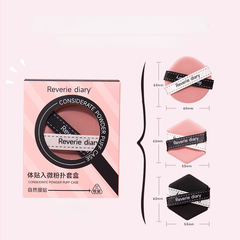 Shengwang dviejų funkcijų pudrinio kempinėlė (sausa/mokra) iš natūralios kempinės – lašinio formos ir netolygus kontūras, pakuotė 135 vnt