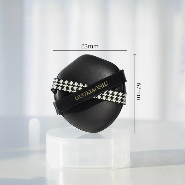 Guo xiaoniu pudrų kempinė – dvigubo naudojimo šlapiam/sausam, natūrali kempinė, 6 vnt., formos: trikampis, lašas, moliūgo forma