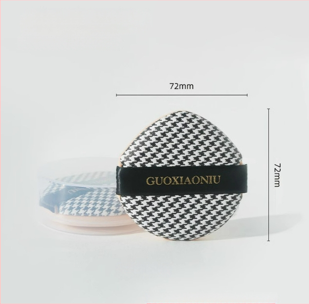 Guo xiaoniu pudrų kempinė – dvigubo naudojimo šlapiam/sausam, natūrali kempinė, 6 vnt., formos: trikampis, lašas, moliūgo forma