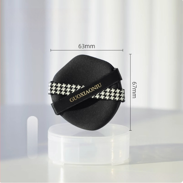 Guo xiaoniu pudrų kempinė – dvigubo naudojimo šlapiam/sausam, natūrali kempinė, 6 vnt., formos: trikampis, lašas, moliūgo forma