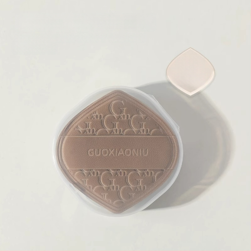 Guo xiaoniu pudrų kempinė – dvigubo naudojimo šlapiam/sausam, natūrali kempinė, 6 vnt., formos: trikampis, lašas, moliūgo forma