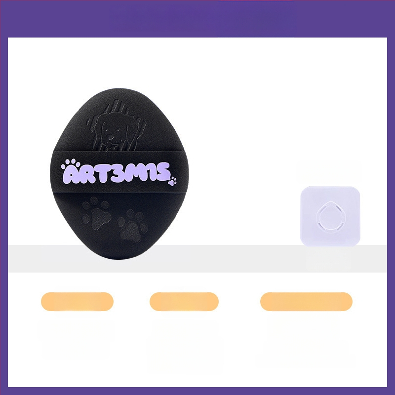 Dviejų pusių flokavimo pudra kempinė, lašo ir persiko formos, poliuretanas, 1 vnt