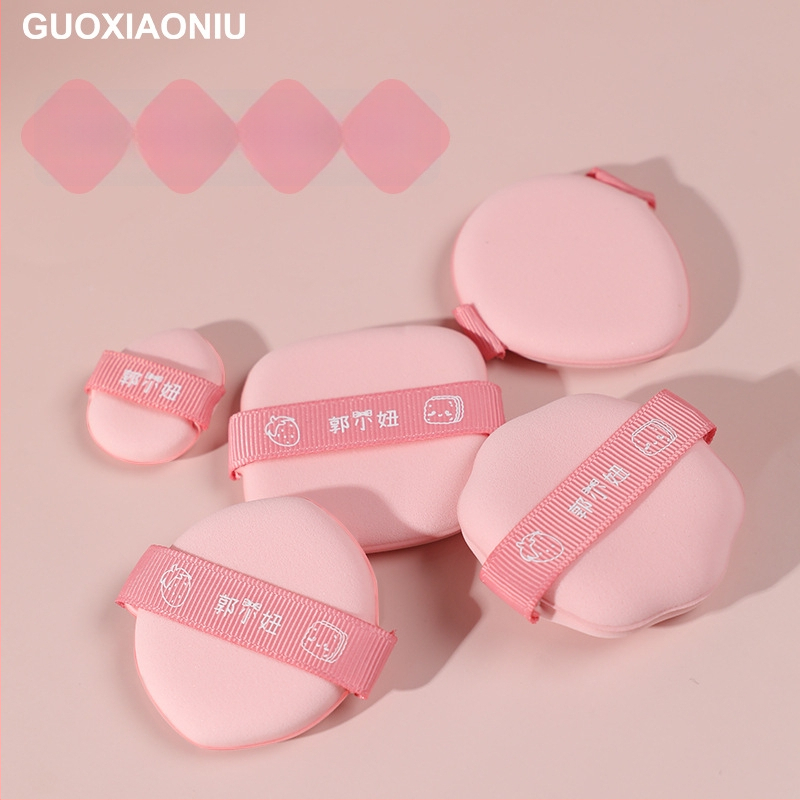 Oro pudros kempinė – sausas/šlapias dvigubo naudojimo, hidrofilinis poliuretanas, nereguliarus formos, 5 vnt komplektas