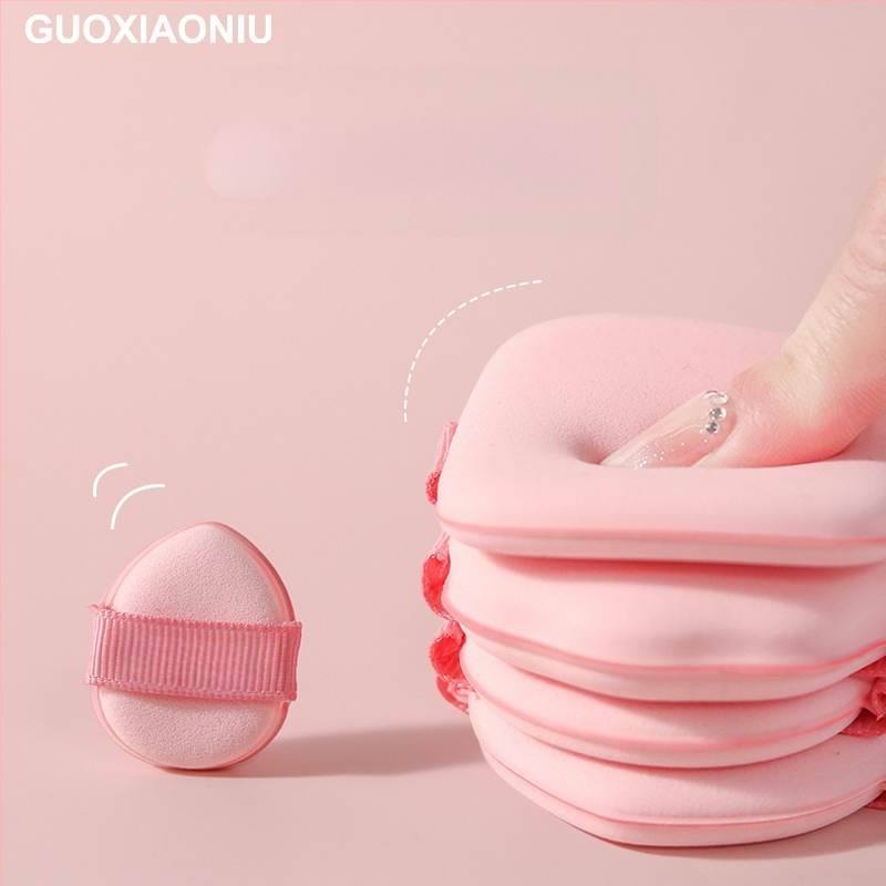 Oro pudros kempinė – sausas/šlapias dvigubo naudojimo, hidrofilinis poliuretanas, nereguliarus formos, 5 vnt komplektas