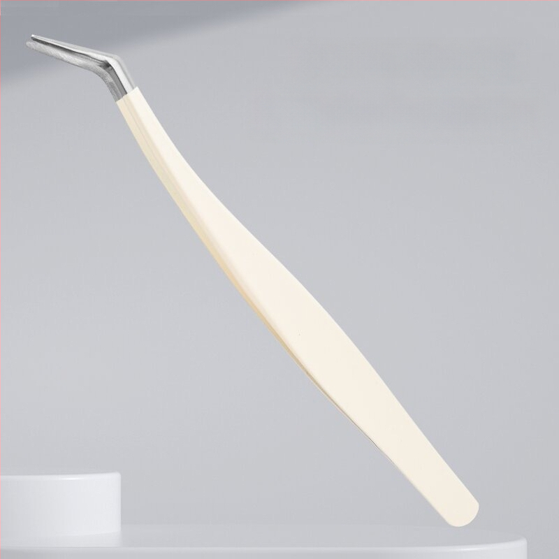 Blakstienų žnyplės dirbtinėms blakstienoms, aukštos precizijos nerūdijančio plieno, prekės ženklas Six Six Beauty, universalus naudojimui