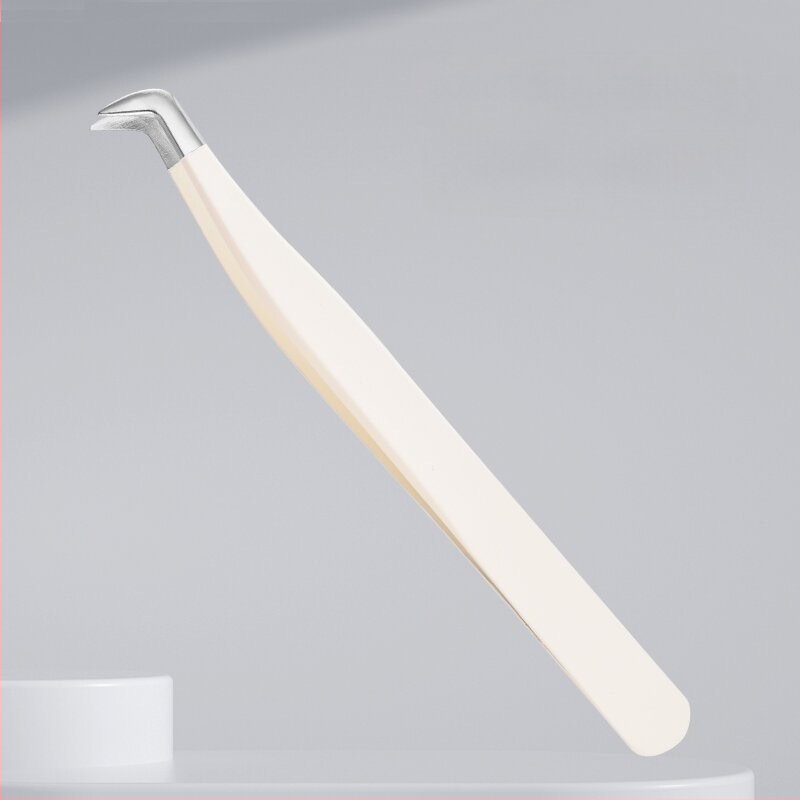 Blakstienų žnyplės dirbtinėms blakstienoms, aukštos precizijos nerūdijančio plieno, prekės ženklas Six Six Beauty, universalus naudojimui