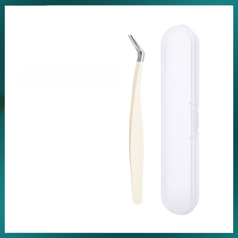 Blakstienų žnyplės dirbtinėms blakstienoms, aukštos precizijos nerūdijančio plieno, prekės ženklas Six Six Beauty, universalus naudojimui