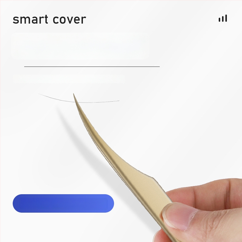 Aukštos tikslumo nerūdijančio plieno blakstienų pincetų rinkinys, segmentuotas dizainas, be elektros, pakuotėje 1 vnt., trys stiliai, Dolphin Straight Clip