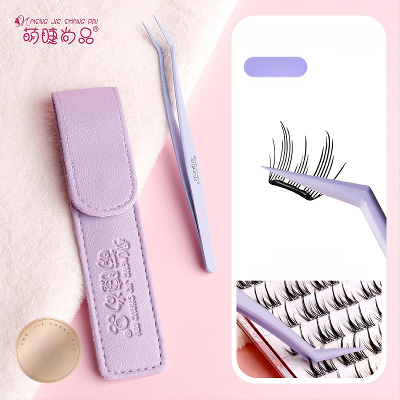 Pradedantiesiems skirtos blakstienų žnyplutės su nano danga ir anti prilipimo danga — nerūdijančio plieno