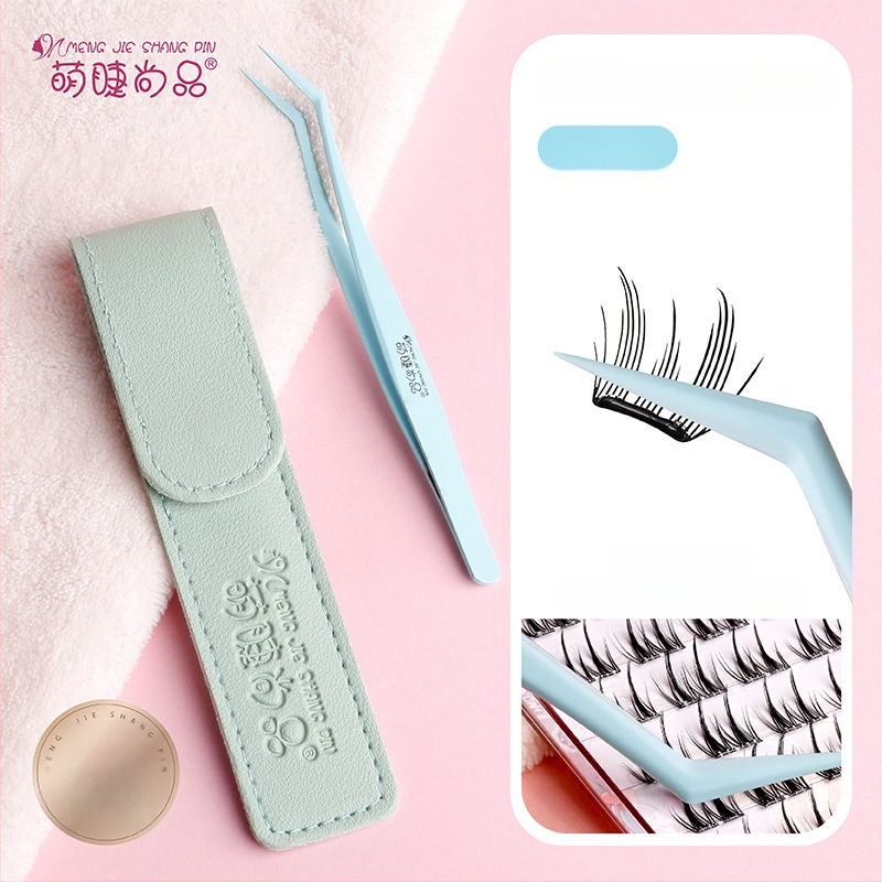 Pradedantiesiems skirtos blakstienų žnyplutės su nano danga ir anti prilipimo danga — nerūdijančio plieno