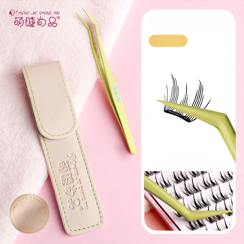 Pradedantiesiems skirtos blakstienų žnyplutės su nano danga ir anti prilipimo danga — nerūdijančio plieno