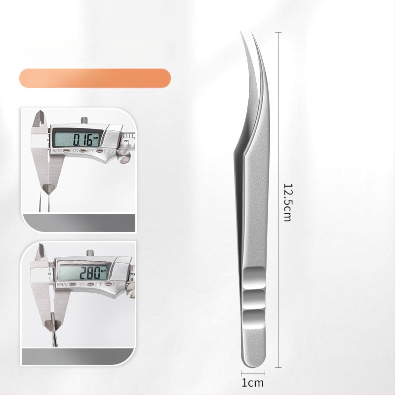 Blakstienų plėtimo pincetai - nerūdijantis plienas, Jin Tenghui prekės ženklas, įrankis lenkimo blakstienoms