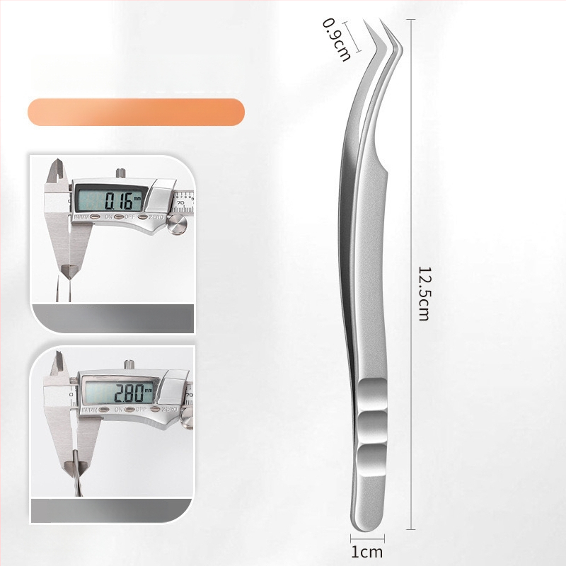 Blakstienų plėtimo pincetai - nerūdijantis plienas, Jin Tenghui prekės ženklas, įrankis lenkimo blakstienoms