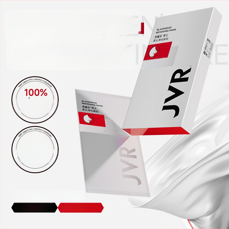 Jewell Inkštirų nosies juostelės – švelnus Peel-Off, gilus porų valymas ir porų sutvarkymas – 10 vnt., tinka visų odos tipų vyrams, 0.7 g/mL