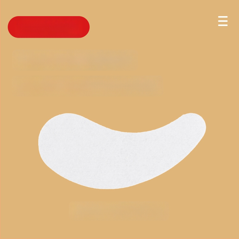 Vienkartinis trikampis nosies kaukės popierius, lengvas, drėgnam kompresui T zonoje, grožio salonui, 14 vnt.