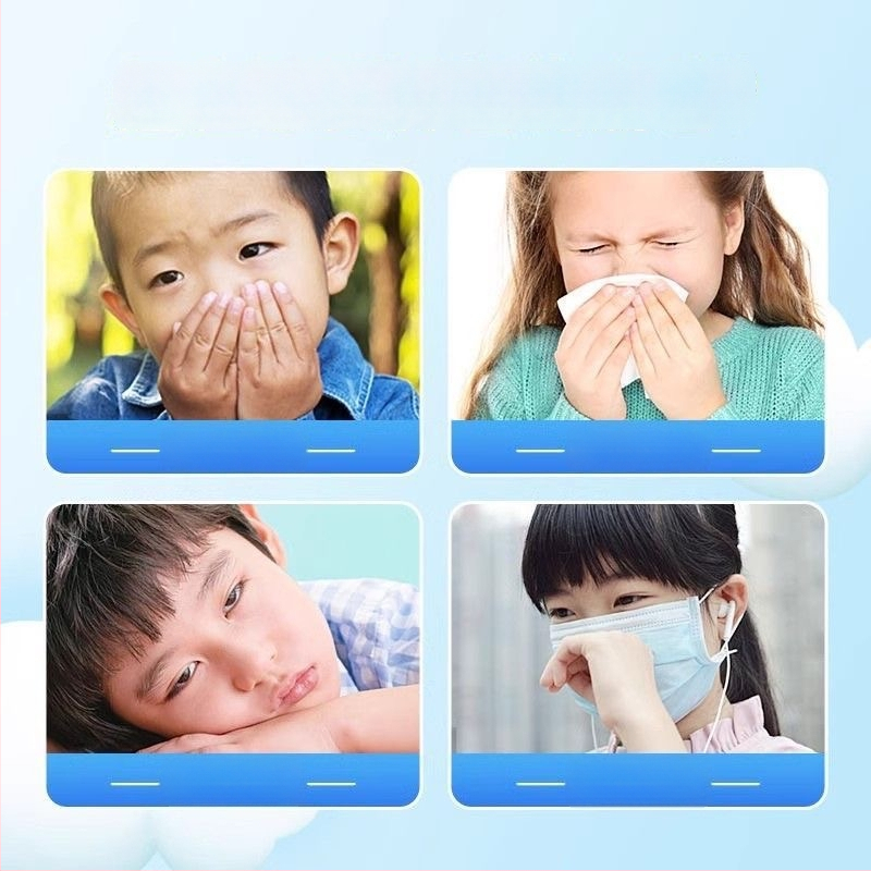 Hainuo Nosies ventiliacijos pleistras kūdikiams ir vaikams, 10 pleistrų dėžutėje, nepluošto audinio medžiaga