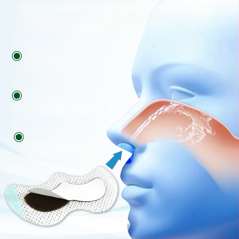 Vaikų nosies ventiliacijos pleistras su žolelių ekstraktais nosies priežiūrai, augalinis kvapas