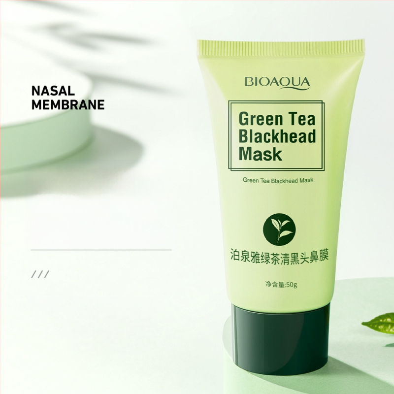 Poquanya žaliosios arbatos nosies kaukė, skirta inkštirų absorbavimui, Peel-off, T zonos priežiūra, Neto turinys 50, Galiojimo laikas 3 metai