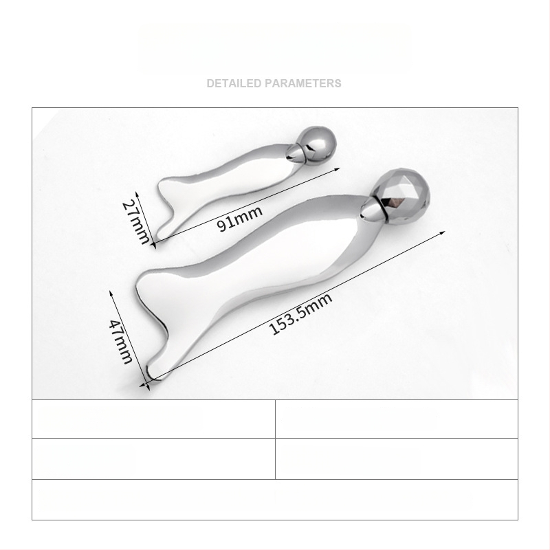 Metallist merine näomassaažiplokk 3D-rulliga näo tõstmiseks ja pingestamiseks; rull-tüüpi massaažitööriist; tsink-sulam