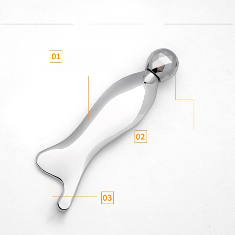 Metallist merine näomassaažiplokk 3D-rulliga näo tõstmiseks ja pingestamiseks; rull-tüüpi massaažitööriist; tsink-sulam