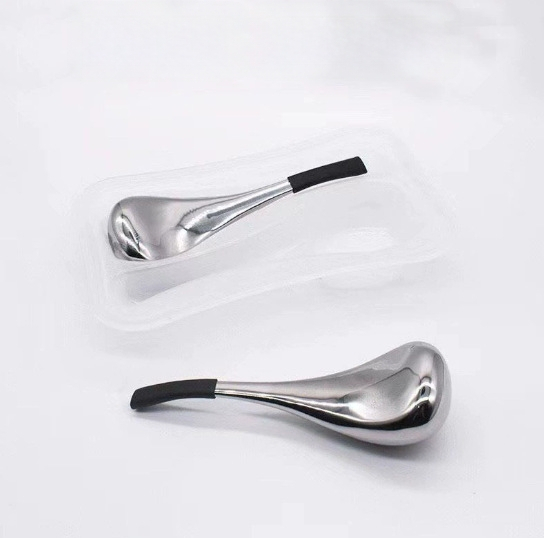 Roostevabast terasest Ice Wave Ball lusikas ilu massaažiks, käsitsi kujuline, külmkompress massaaž, 80–98 g, sobib koju ja ilusalongidele