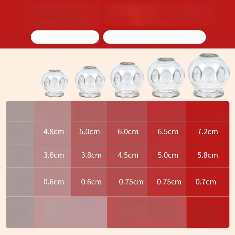 Stikla cupping komplekts Morning Industry mājas lietošanai – tradicionālā ķīniešu medicīna ierīce