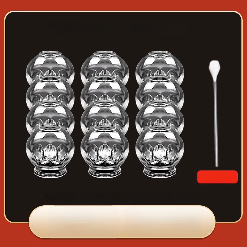 Stikla cupping komplekts Morning Industry mājas lietošanai – tradicionālā ķīniešu medicīna ierīce