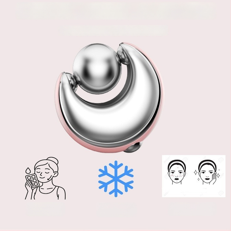 Roostevabast terasest rullmassaaž külmkompressiooniks naha hoolduseks, 1 kiirus, kodus kasutamiseks