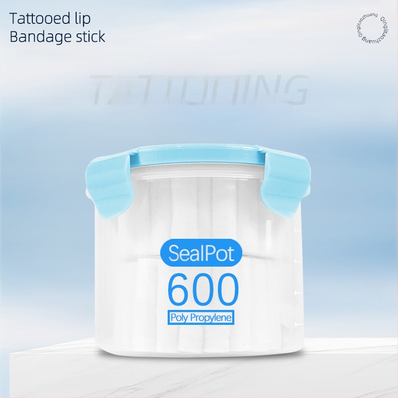 Vienkartinis lūpų tempimo įrankis polupermanentinėms lūpų tatuiruočių procedūroms, lūpų balinimas ir kontūro piešimas (100 vnt.)