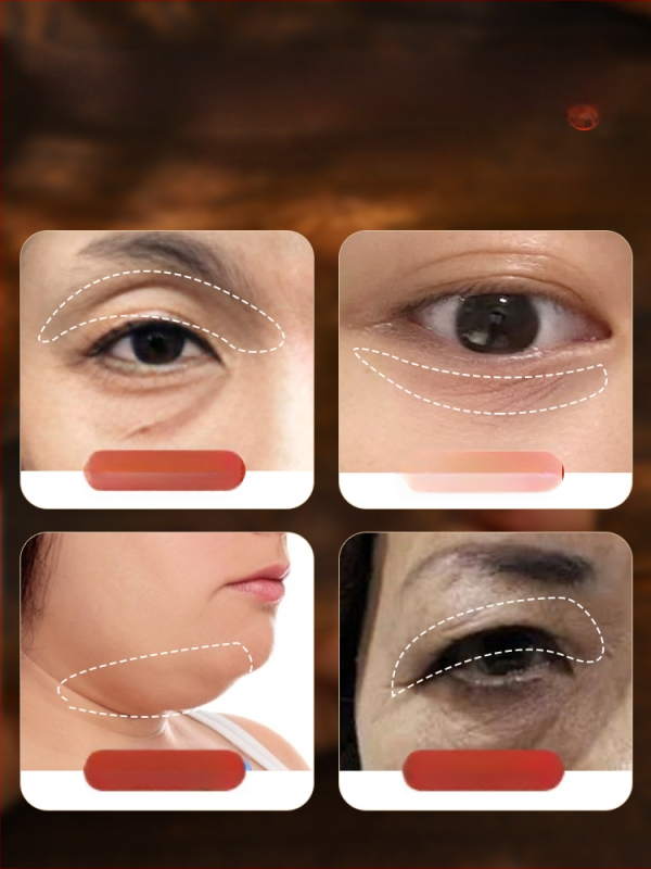 Gua Sha sejas masāžas plāksne, acu zonas masāža tumšajiem lokiem zem acīm, meridiānu terapija, 90 g, 25 gab. kastē