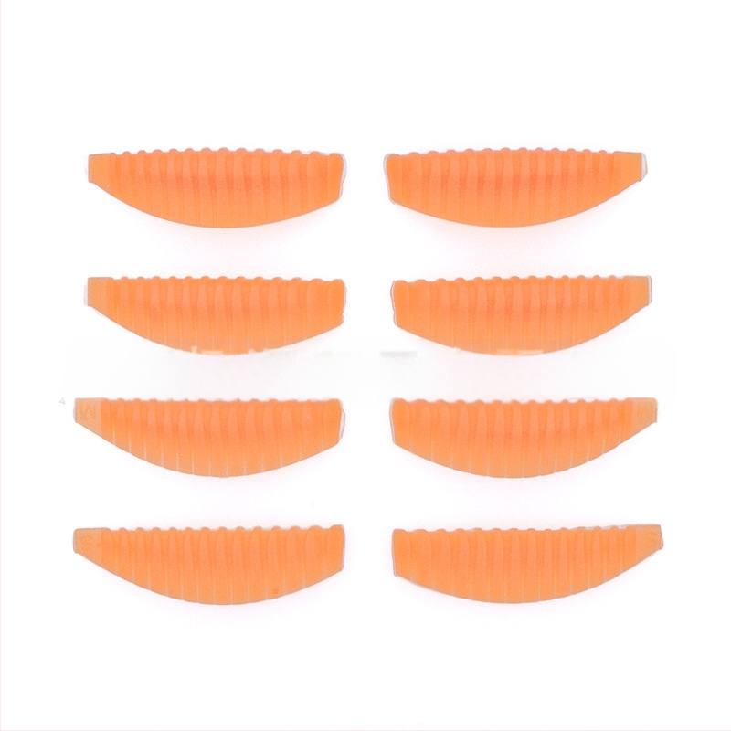 Funmix Blakstienų garinimo komplektas, 4 minkšti silikono tarpikliai su vertikaliu raštu, 3D blakstienų pratęsimo įrankis