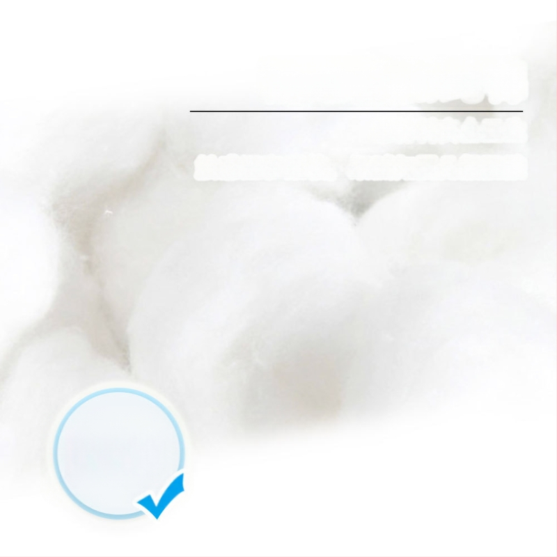 Stori vatos makiažo padukai, gryna vata, 500 vnt