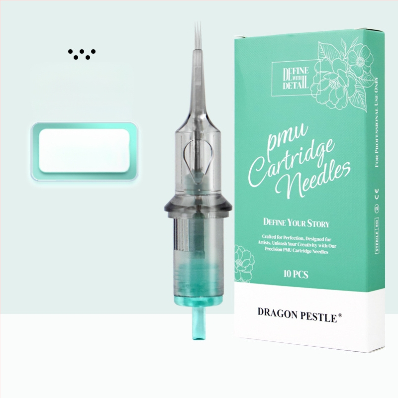 Vienkartinė All-in-One PMU adata skirta antakių, lūpų ir akių kontūro tatuiravimui