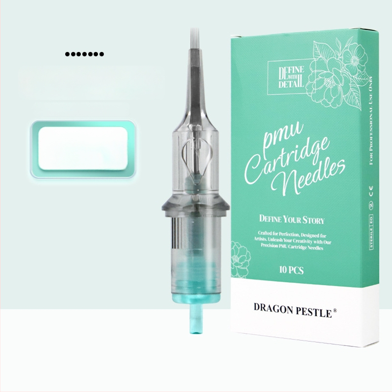 Vienkartinė All-in-One PMU adata skirta antakių, lūpų ir akių kontūro tatuiravimui