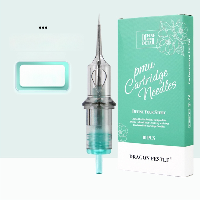 Vienkartinė All-in-One PMU adata skirta antakių, lūpų ir akių kontūro tatuiravimui