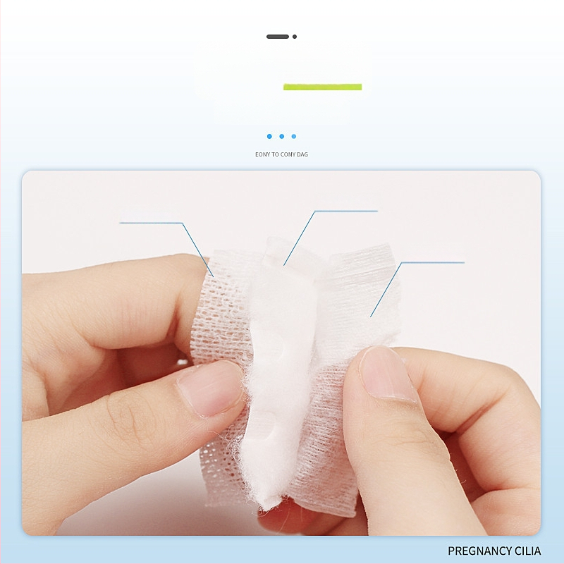 Indy stori medvilniniai diskai makiažo valymui – be pūkų, skirti veidui, privatinei ženklo žymėjimui