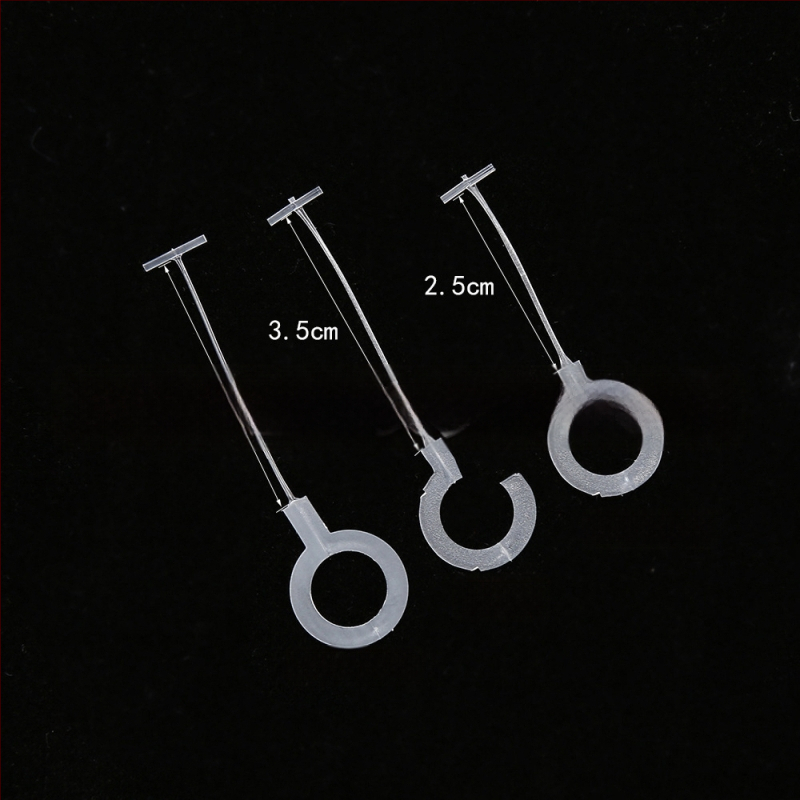 Plastiketikettide nõelakomplekt riietele