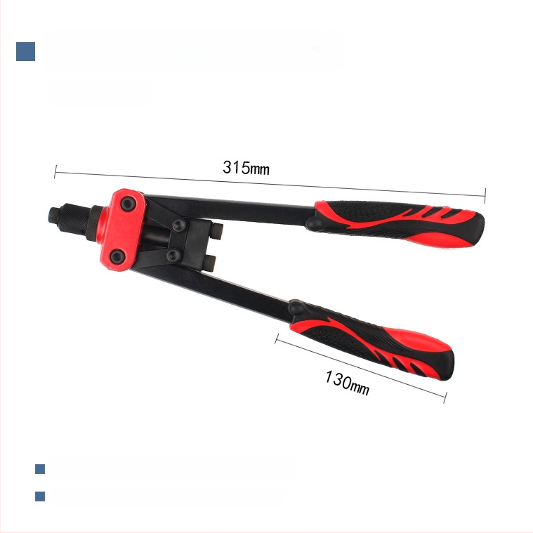 Rokas nity pistole mehāniskajiem stiprinājumiem, rūpnieciskās klases titāna sakausējums, spēka taupīšana