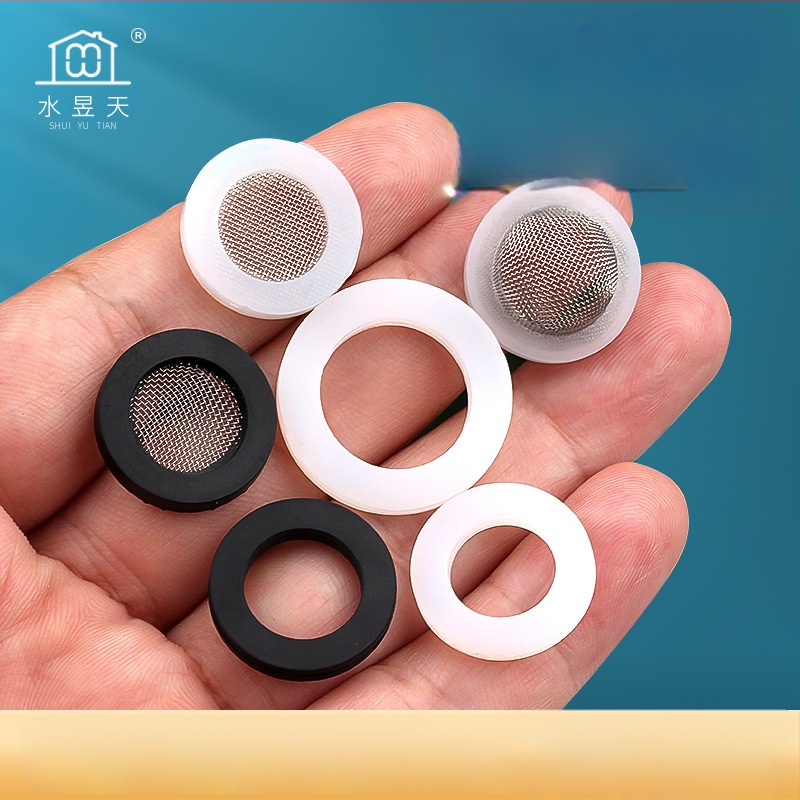 Sandarinimo žiedas vandens įvado ir dušo žarnos prijungimui — silikoninis ir nitrilinis gumos sandariklis, Water in Heaven, šiuolaikinis minimalistinis stilius