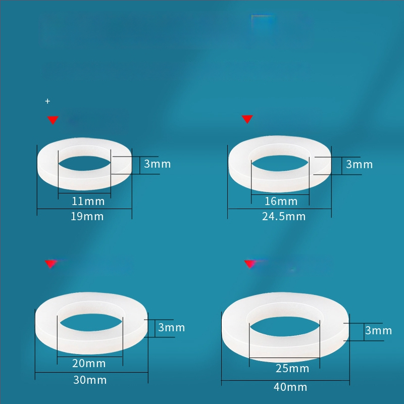 Sandarinimo žiedas vandens įvado ir dušo žarnos prijungimui — silikoninis ir nitrilinis gumos sandariklis, Water in Heaven, šiuolaikinis minimalistinis stilius