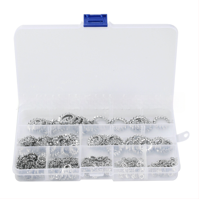 Išorinė dantyta plokštė užveržimo iš nerūdijančio plieno 304, 300 vnt., hrizantemos formos