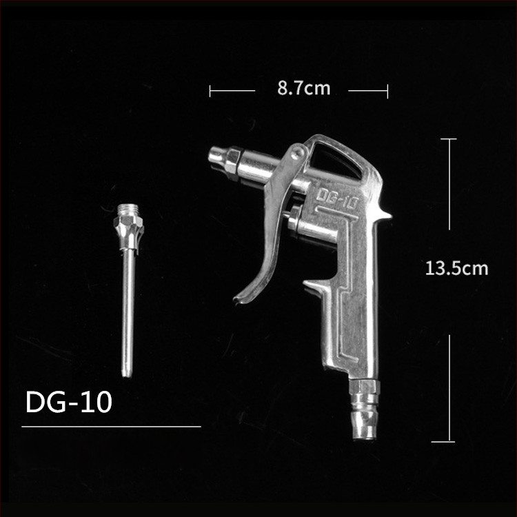 Sanyu AR-10 pneumatinė dulkių pūtimo pistoleto, aukšto slėgio dulkių šalinimui, plastiko-plieno stūmoklis, 0,15 kg