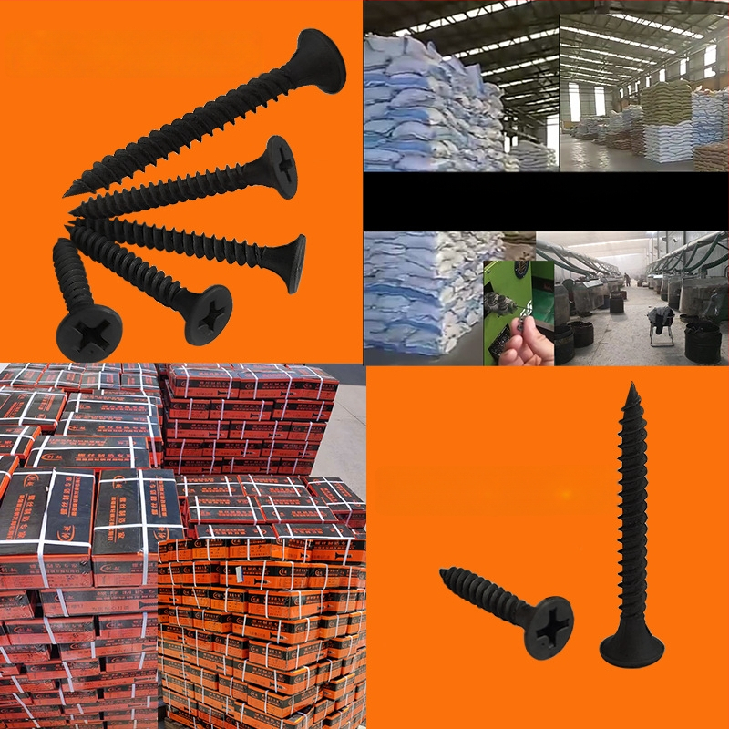 Snowteng pašurbjošas skrūves ģipsja plāksnei, iegriezta galva, fosfātēts pārklājums, 1022 oglekļa tērauds, GB14210