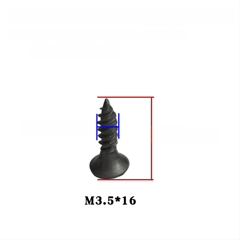 Snowteng pašurbjošas skrūves ģipsja plāksnei, iegriezta galva, fosfātēts pārklājums, 1022 oglekļa tērauds, GB14210