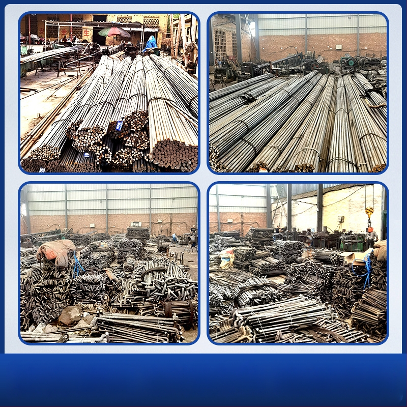 Ankurpoldid teraskonstruktsioonidele – sisseehitatud komponendid, GB799, süsinikterasest Q235, pinnatöötlus: tõeline värv