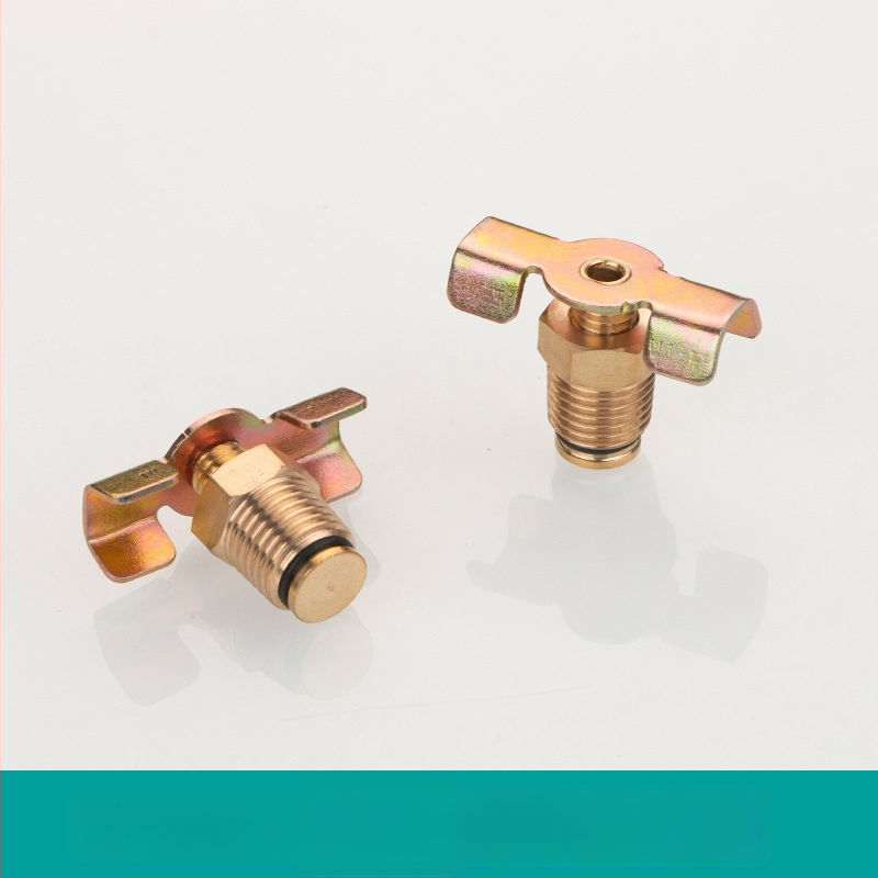 Vario drenažo vožtuvas oro kompresoriui, rankinis valdymas, vienakryptė srautas, vandens nutekėjimas