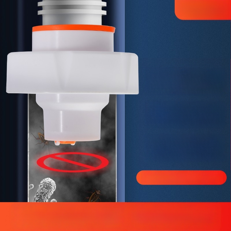 Vamzdžio kvapų užraktas – sandarinimo žiedas grindų nuvedimui ir virtuvės plautuvei, atgalinio srovės vožtuvas, ABS, Mi Xiaoxiao