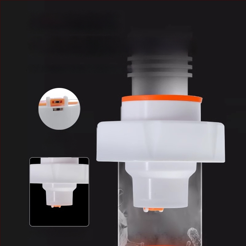 Vamzdžio kvapų užraktas – sandarinimo žiedas grindų nuvedimui ir virtuvės plautuvei, atgalinio srovės vožtuvas, ABS, Mi Xiaoxiao